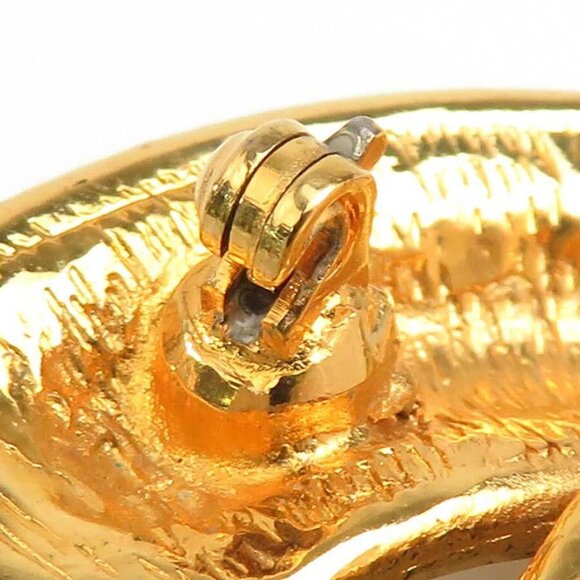 CHANEL CC Logo Brooch Gold Metal - - Picture 6 of 11